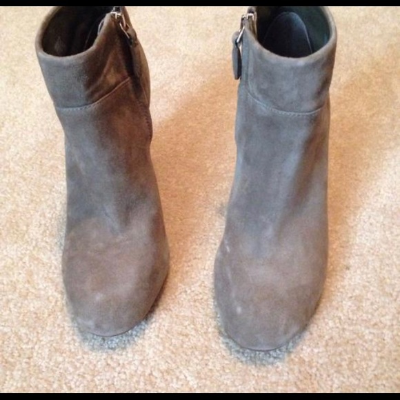 Tory Burch putty Grey Suede Boots - Picture 2 of 9